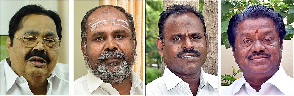 துரைமுருகன், ஆ.பி.உதயகுமார், பி.ஸ்டாலின், ஆர்.ராஜசேகர்
