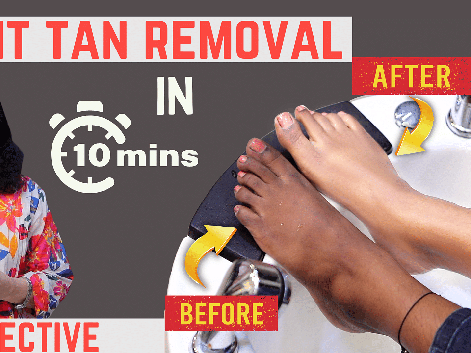 10 நிமிடத்தில் கருமையான பாதம் வெள்ளையாகிவிடும்! |Feet Whitening Tan Removal At Home