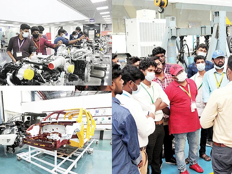 ‘‘அட… கார் இப்படித்தான் உருவாக்கப்படுகிறதா!’’
மஹிந்திராR&D-க்கு மாணவர்களுடன் விசிட்!