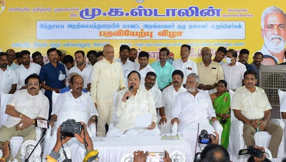 விழாவில் பேசிய துரைமுருகன்