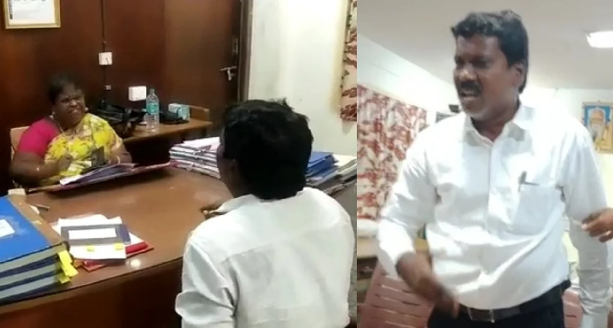 பெண் அதிகாரி Vs வி.சி.க மாவட்ட செயலாளர்