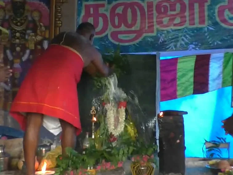 `தனுஜா அம்மன்' - உயிரிழந்த மகளுக்கு சிலைவைத்து திருவிழா; நெகிழும் திருச்சி குடும்பம்