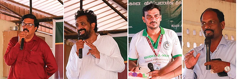 அன்புவாணன், முருகவேள், கூடுகள் கணேசன், இளமாறன்.