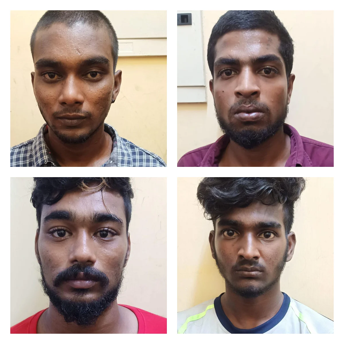 கைதுசெய்யபபட்ட குற்றவாளிகள்