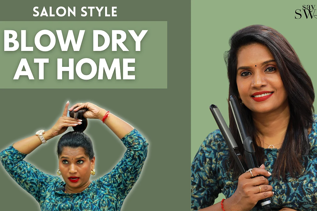 Salon Blow Dry At Home