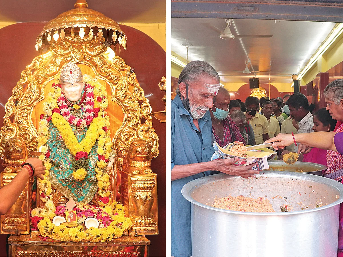 ஏழைத் தொழிலாளர்களின் பசிப்பிணி தீர்க்கும் பாபா ஆலயம்