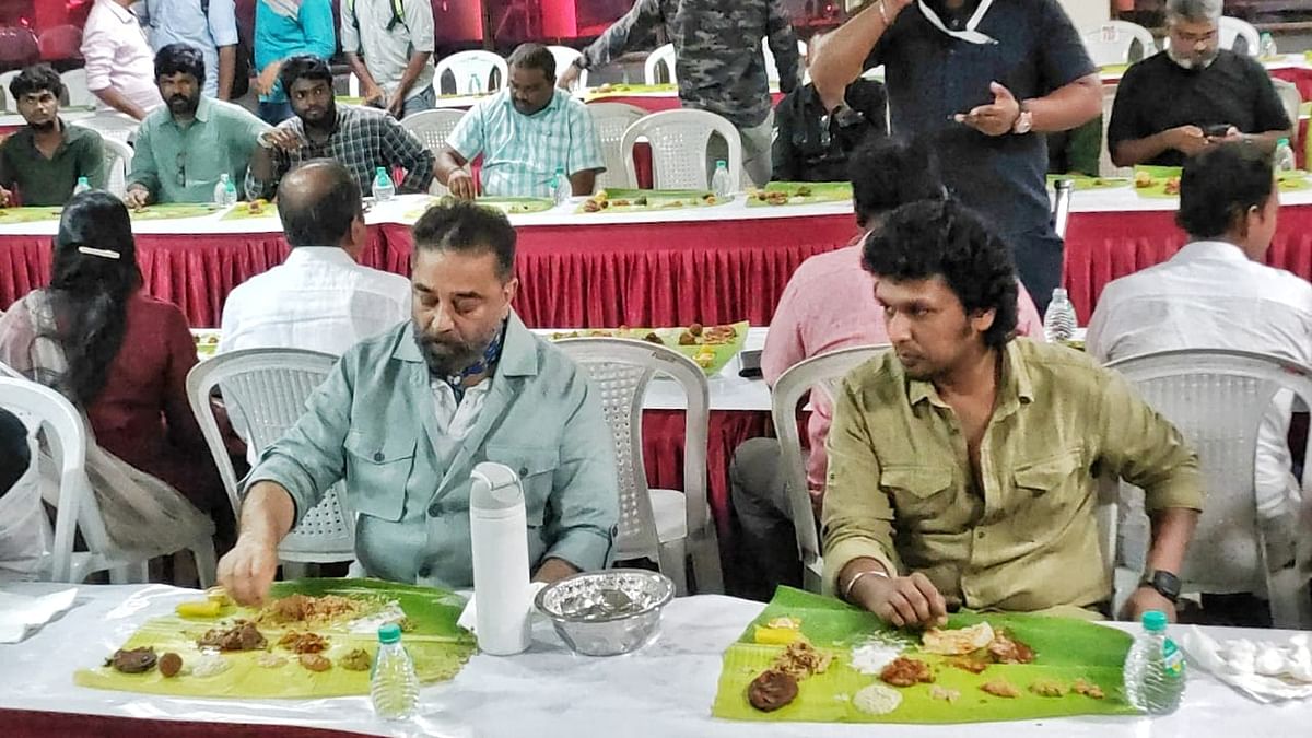 விருந்தில் கமல், லோகேஷ்