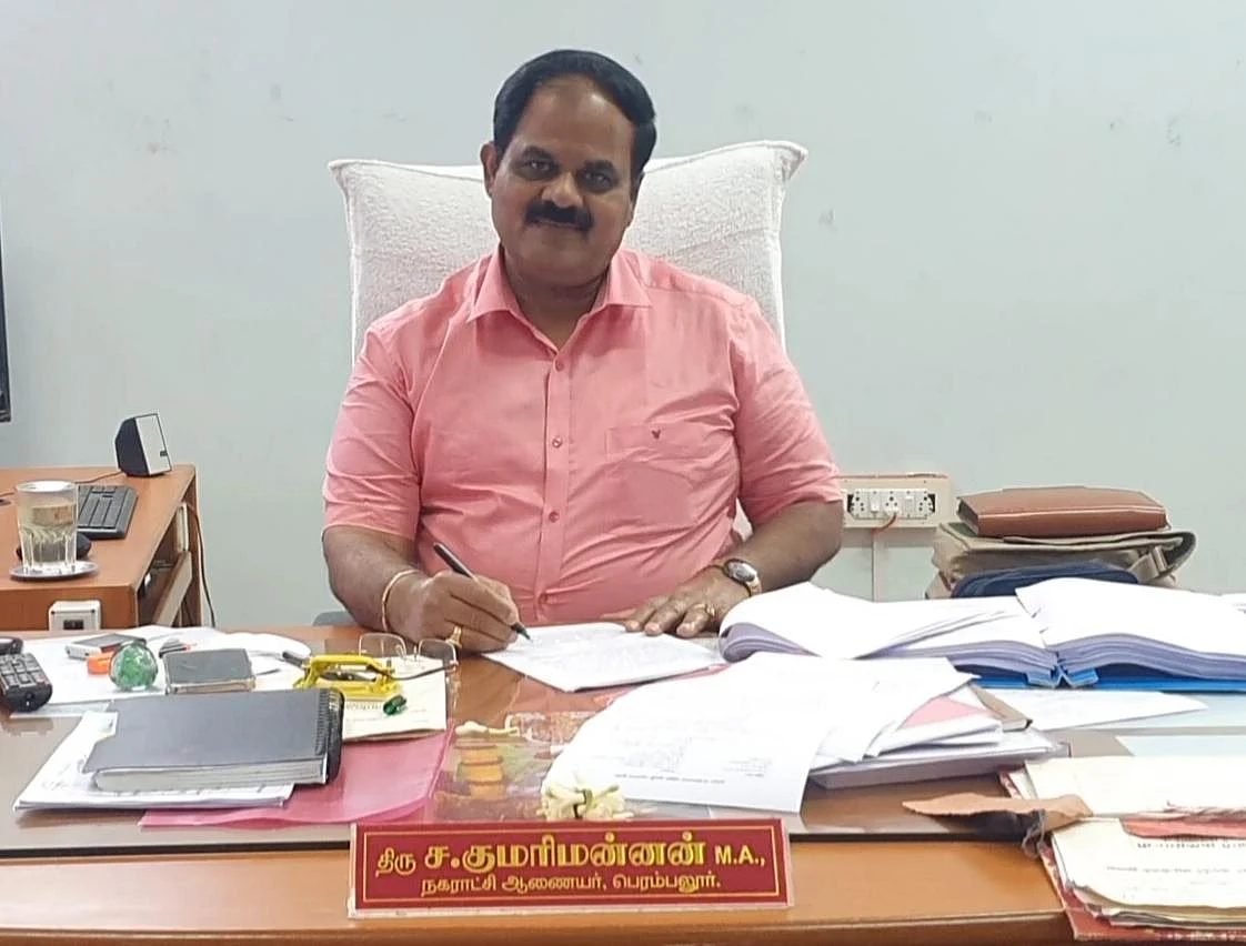 நகராட்சி ஆணையர் குமரிமன்னன்