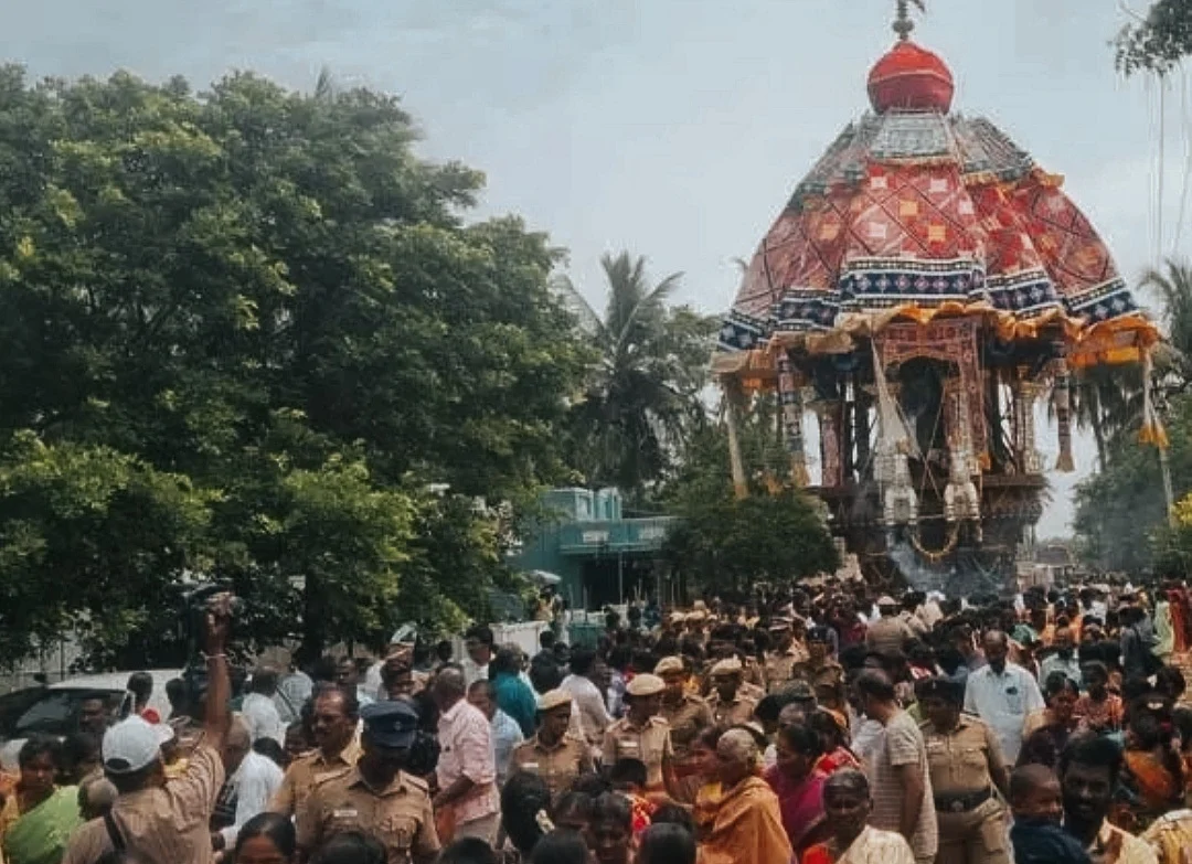 5 ஆண்டுகளுக்குப் பிறகு நடைபெற்ற திருக்காரவாசல் தோரோட்டம்; பக்திப் பரவசம் அடைந்த மக்கள்