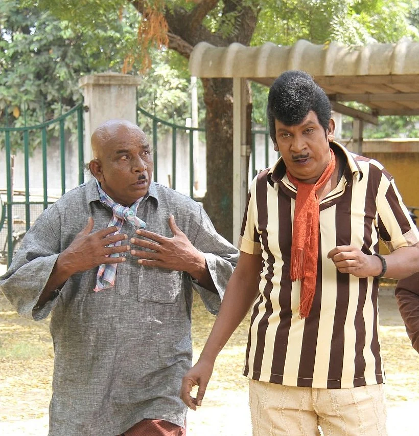 காமெடி காட்சியின் போது..