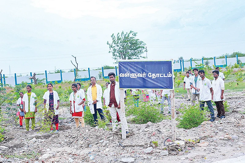 மருத்துவக் கல்லூரி வளாகத்தில்