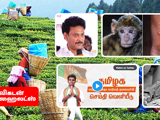 குரங்கு அம்மையில் சதி?- அண்ணாமலையின் அட்டாக் வீடியோ- இந்திய தேயிலைக்கு என்னாச்சு?-|விகடன் ஹைலைட்ஸ்