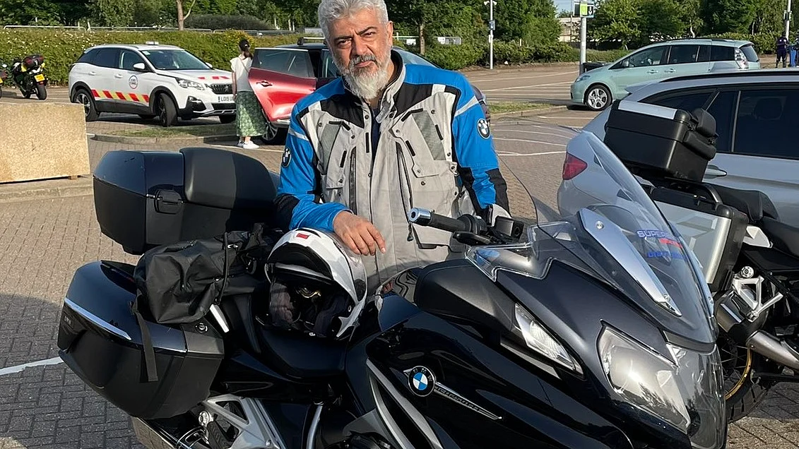 Ajith in BMW
