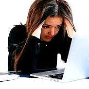 Stressed woman at workplace (Representational image)