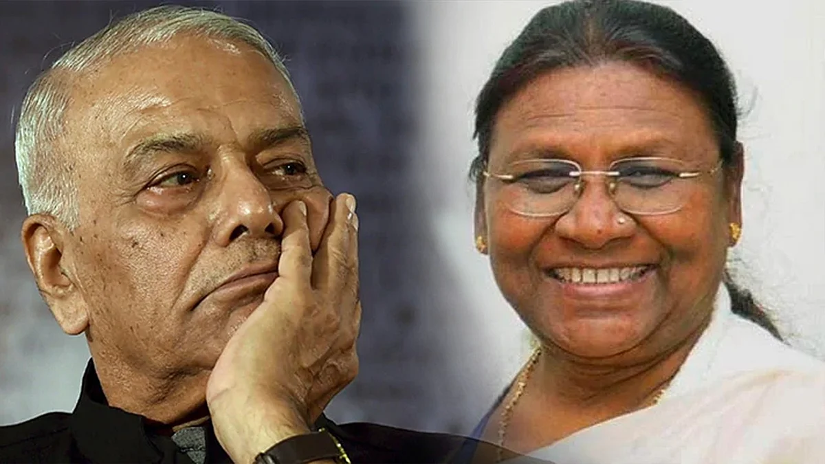 திரௌபதி முர்மு, யஷ்வந்த் சின்ஹா