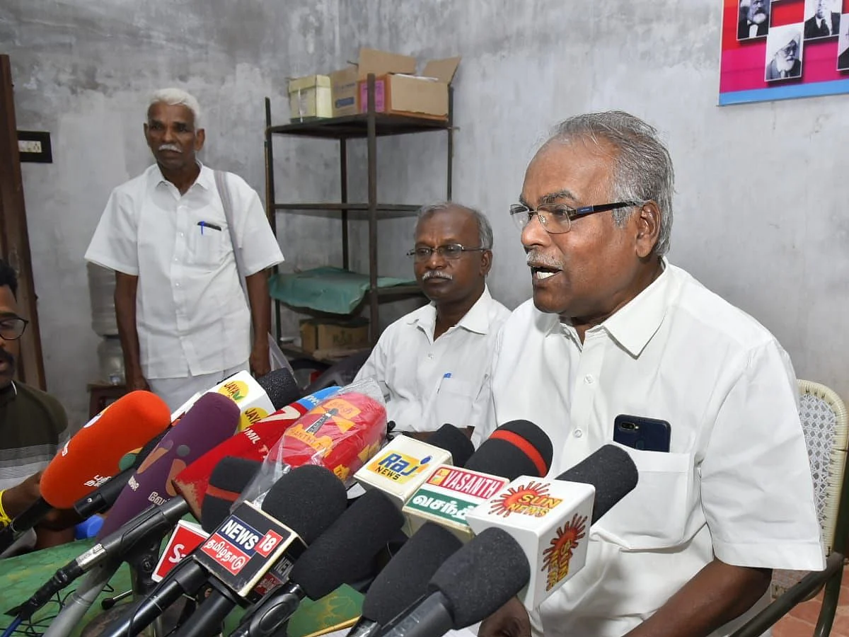 அக்னிபத்: ``ஆர்.எஸ்.எஸ் அமைப்புக்காகவே இளைஞர்களுக்கு ராணுவப் பயிற்சி!" - பாலகிருஷ்ணன் தாக்கு
