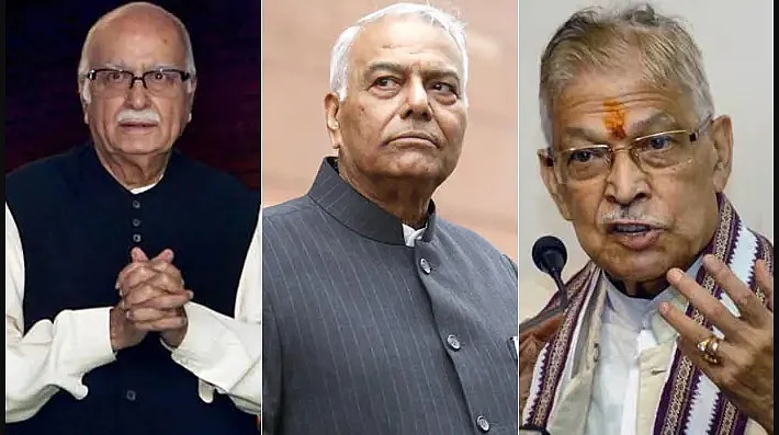 LK Advani, MM Joshi, Yashwant Sinha