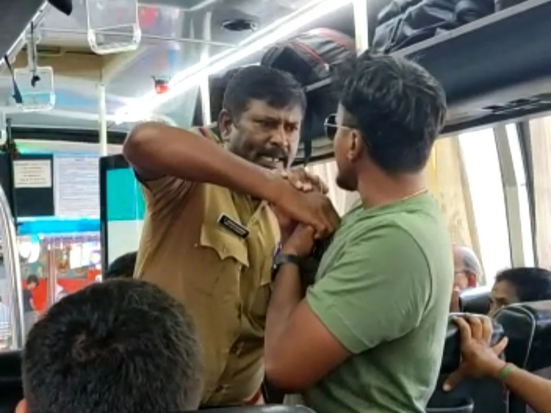 புதுச்சேரி: பெண் பயணியிடம் தகராறு; தட்டிக்கேட்ட இளைஞரையும் இழுத்துச் சென்ற ஏ.எஸ்.ஐ - நடந்தது என்ன?
