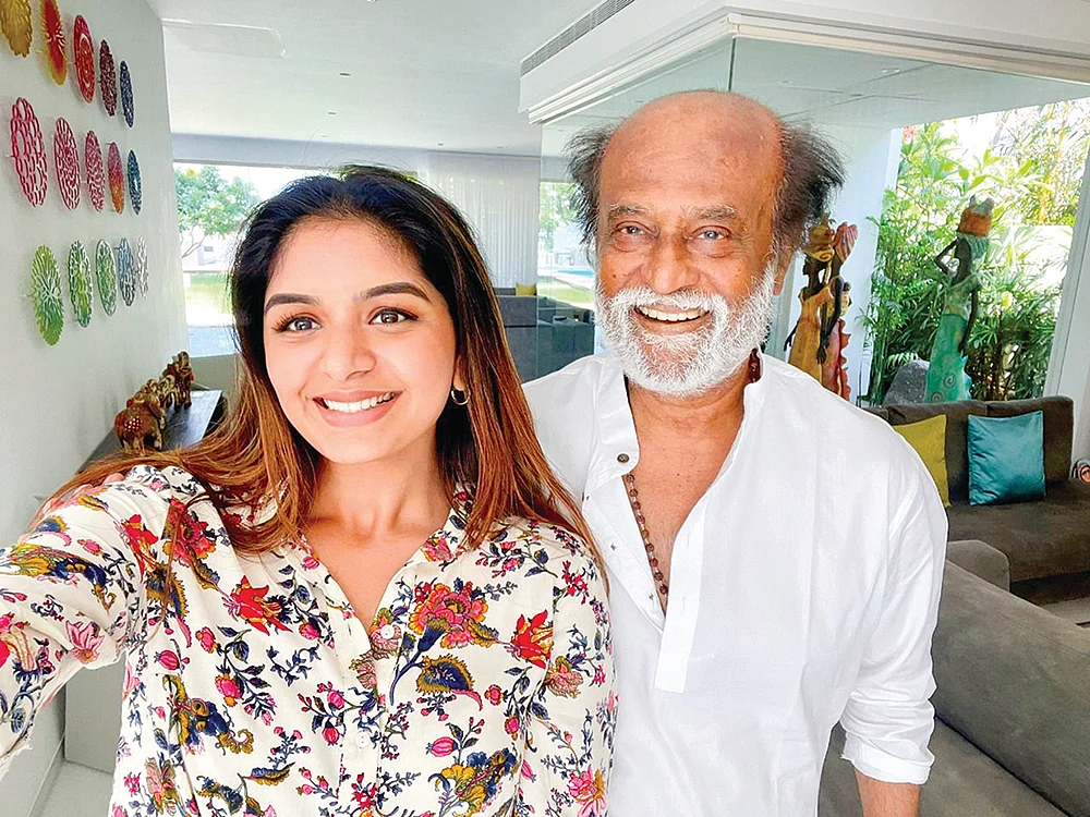 Aditi Shankar: ஒரு ரசிகையின் செல்பி!