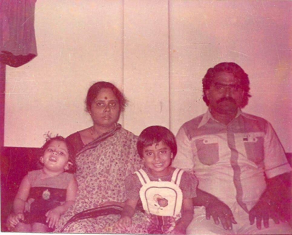 சுப்ரமணய ராஜு மனைவி குழந்தைகளுடன்