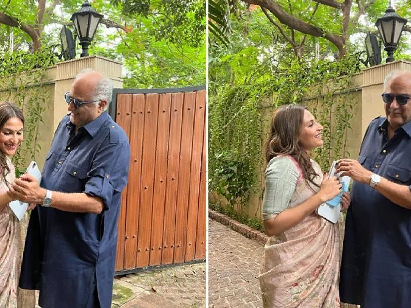 `AK61 அப்டேட்' - போனி கபூரைச் சந்தித்த ஐஸ்வர்யா; அப்டேட் கேட்ட ரசிகர்கள்!