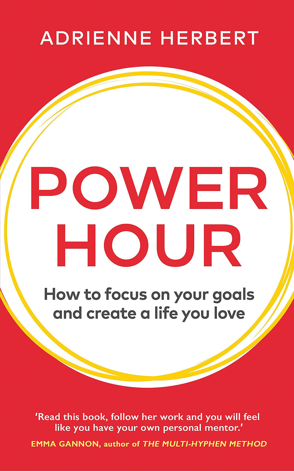 புத்தகத்தின் பெயர்: Power Hour: How to Focus on Your Goals and Create 
a Life You Love
 ஆசிரியர்: Adrienne Herbert
பதிப்பகம்:‎ Penguin