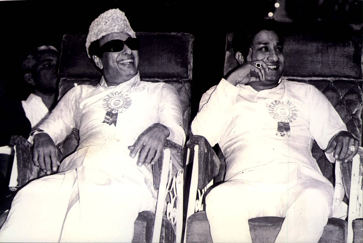 MGR and Sivaji Ganesan