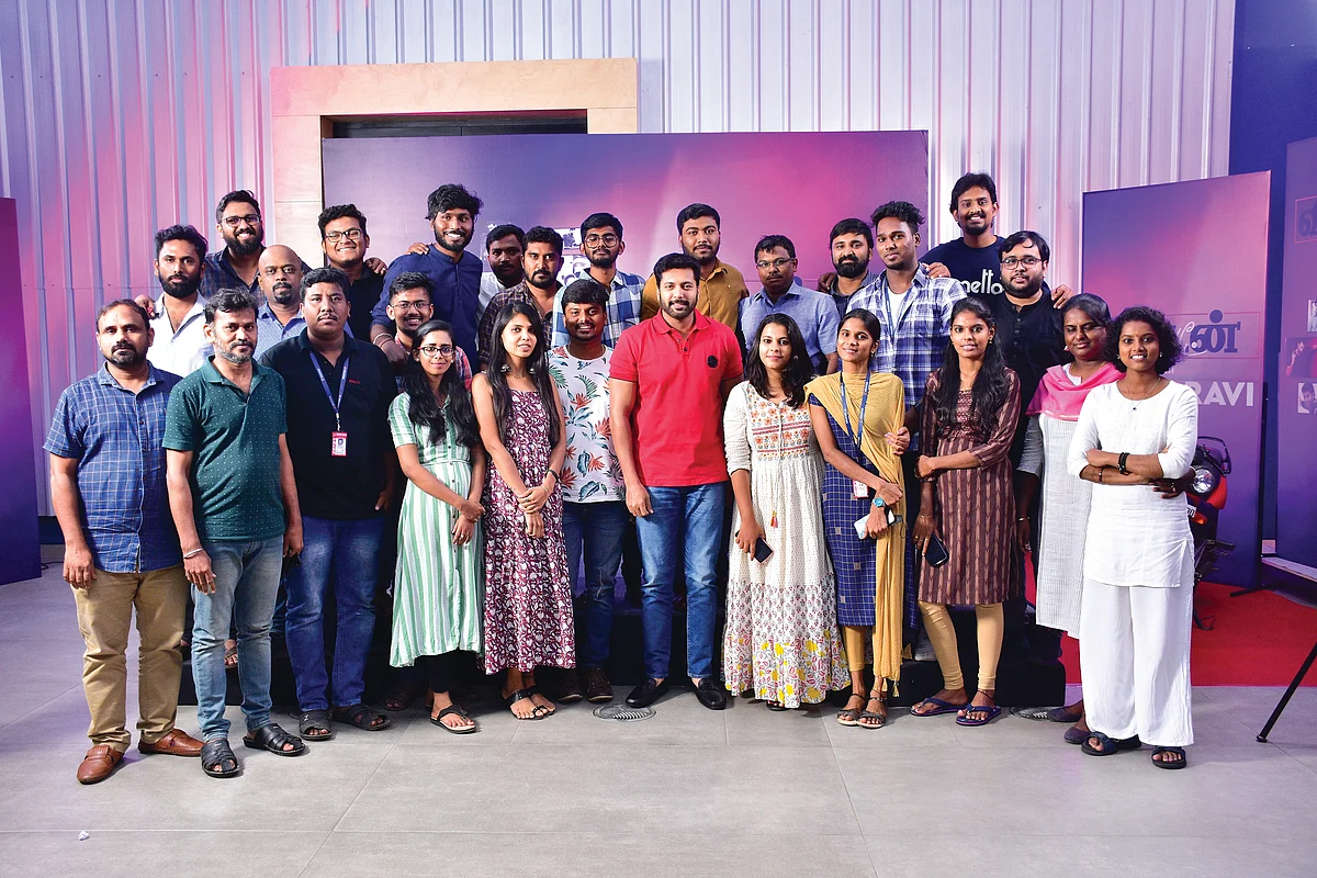 விகடன் பிரஸ்மீட்: “ஐஸ்வர்யா ராய் ஆச்சரியத்தோட ஒரு விஷயம் சொன்னாங்க!” - ஜெயம் ரவி