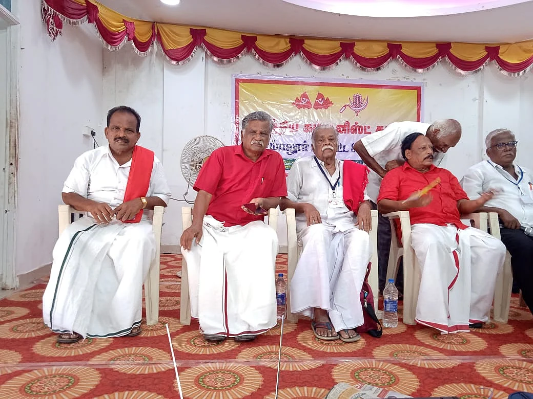 இந்திய கம்யூனிஸ்ட் கட்சியின் மாநில செயலாளர் முத்தரசன்