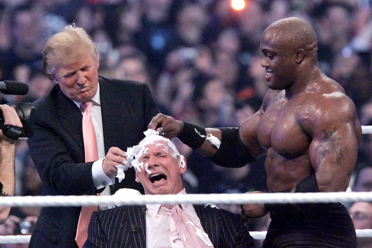Donald Trump with Vince McMahon