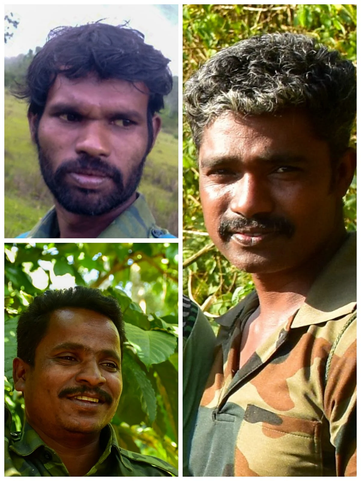 வேட்டை தடுப்புக் காவலர்கள் பொம்மன், மாதன், மீன காலன்