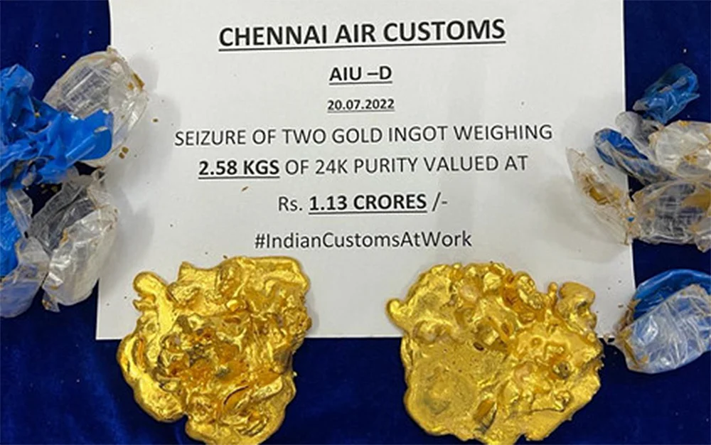 தமிழகத்தை உலுக்கும் தங்கக் கடத்தல்.... ஆண்டுக்கு ரூ.5,000 கோடி!