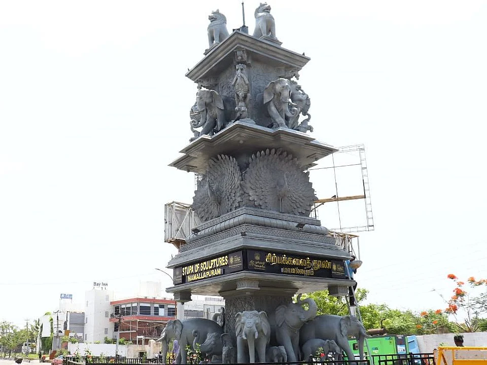 மாமல்லபுரம்: சிற்பக்கலை தூண் சர்ச்சையும்... அமைச்சரின் விளக்கமும்!