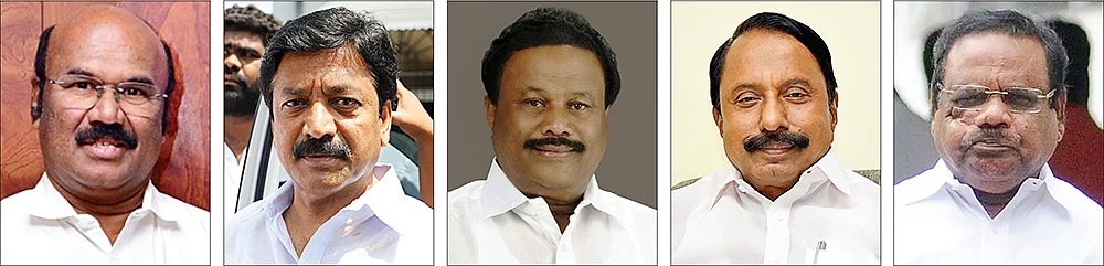 ஜெயக்குமார், சி.வி.சண்முகம், திண்டுக்கல் சீனிவாசன், செங்கோட்டையன், தனபால்