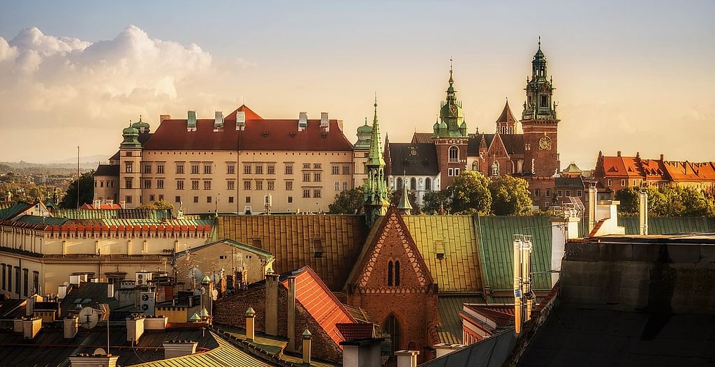 Wawel Castle in Kraków, Poland