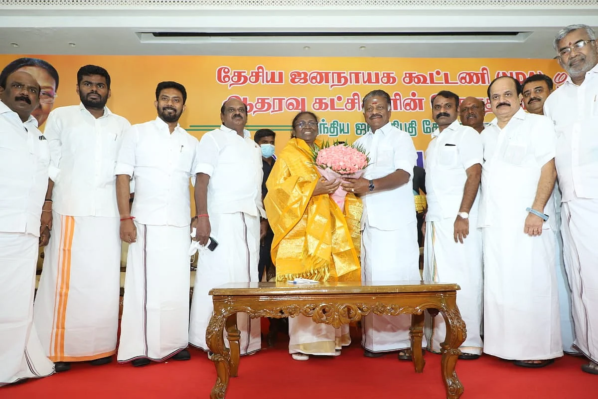 திரௌபதி முர்மு, ஓ.பி.எஸ், அண்ணாமலை, எல்.முருகன்
