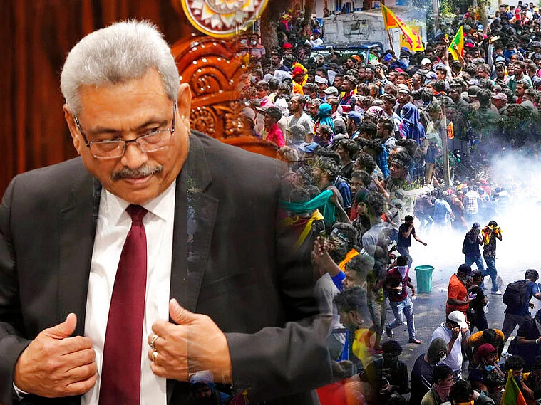 கோத்தபய ராஜபக்சே - `தானும் இப்போது ஓர் அகதி என உணர்ந்திருப்பாரா..?!'