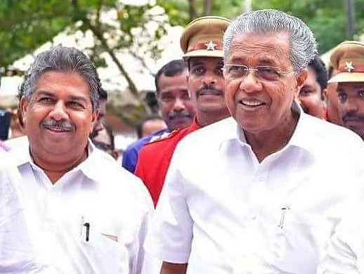 கேரள முதல்வர் பினராயி விஜயனுடன் ஷாஜி செரியன்