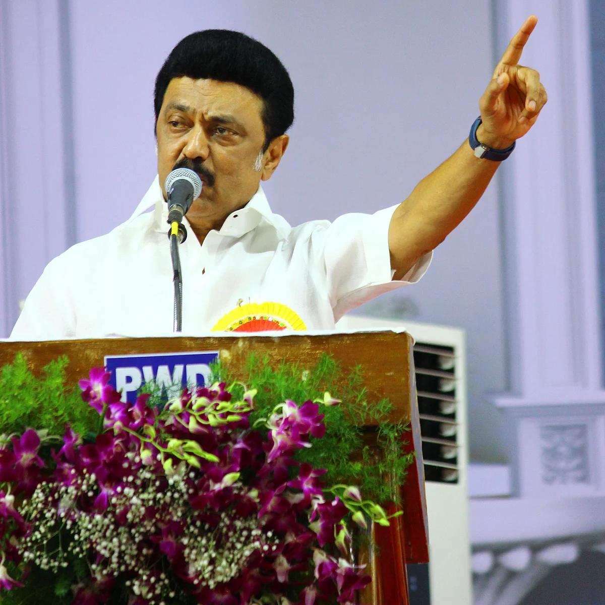நிகழ்வில் பேசும் முதல்வர்