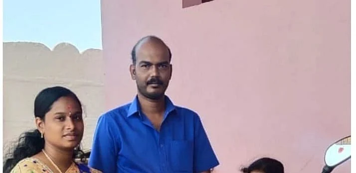 கணவருடன் சிவரஞ்சனி