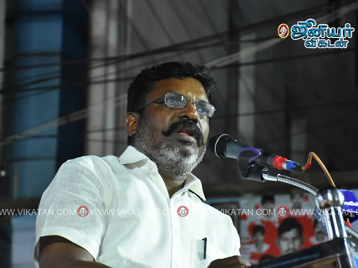 ``ஒரே இரவில் மனுஸ்மிருதியை `அரசியலமைப்புச் சட்டம்' என மோடி அறிவிப்பார்!" - திருமாவளவன்