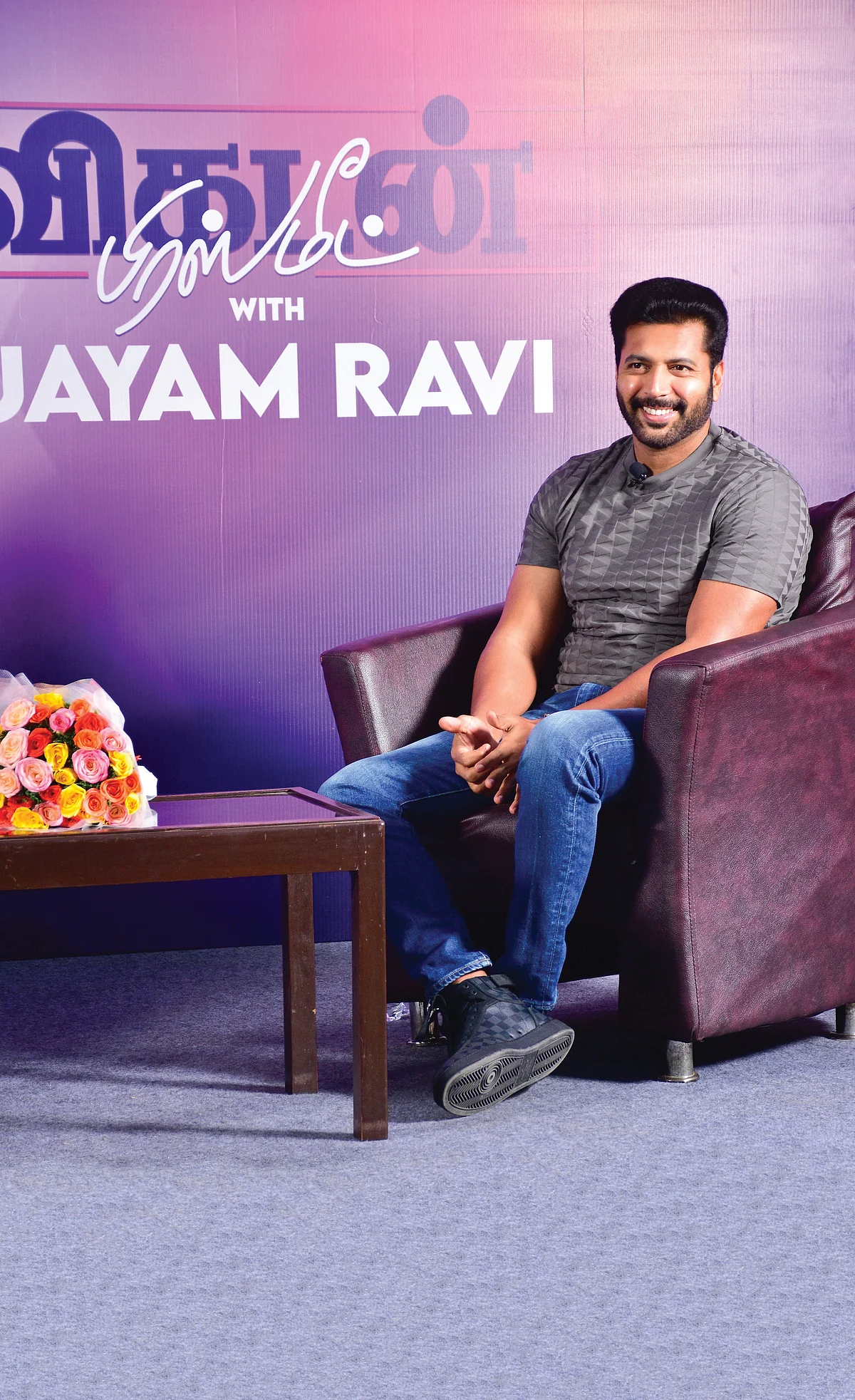 விகடன் பிரஸ்மீட்: “ஐஸ்வர்யா ராய் ஆச்சரியத்தோட ஒரு விஷயம் சொன்னாங்க!” - ஜெயம் ரவி