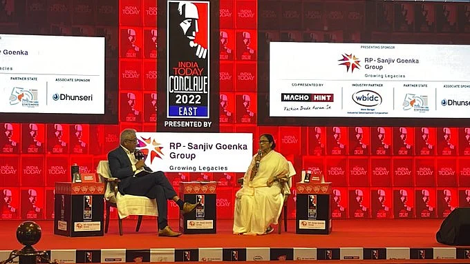 இந்தியா டுடே கான்க்ளேவ் ஈஸ்ட் 2022 நிகழ்ச்சியில் மம்தா பானர்ஜி