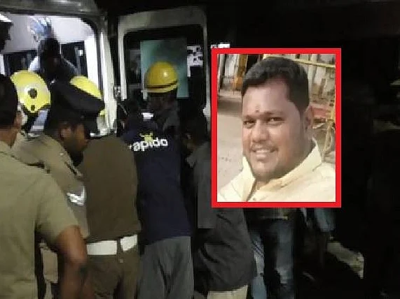 ஏசி வெடித்து தீ விபத்து; உடல் கருகி பலியான பால் வியாபாரி! - சென்னையில் சோகம்