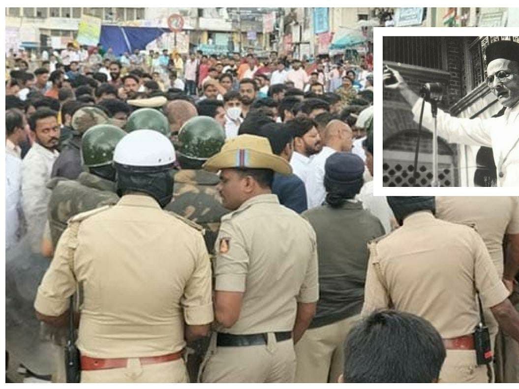 சாவர்க்கர் புகைப்படம்... கர்நாடகாவில் வெடித்த மோதல் - இளைஞருக்குக் கத்திக் குத்து; 144 தடை உத்தரவு