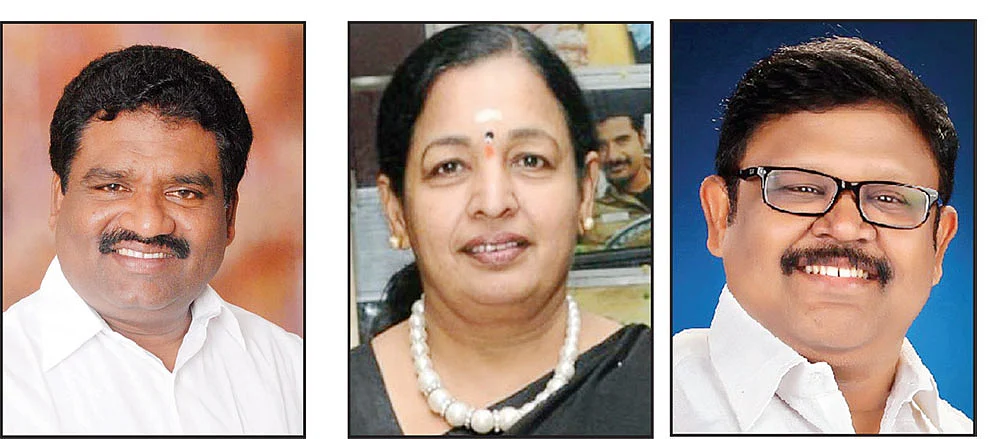 கரிகாலன், சி.ஆர்.சரஸ்வதி, வைகைச்செல்வன்
