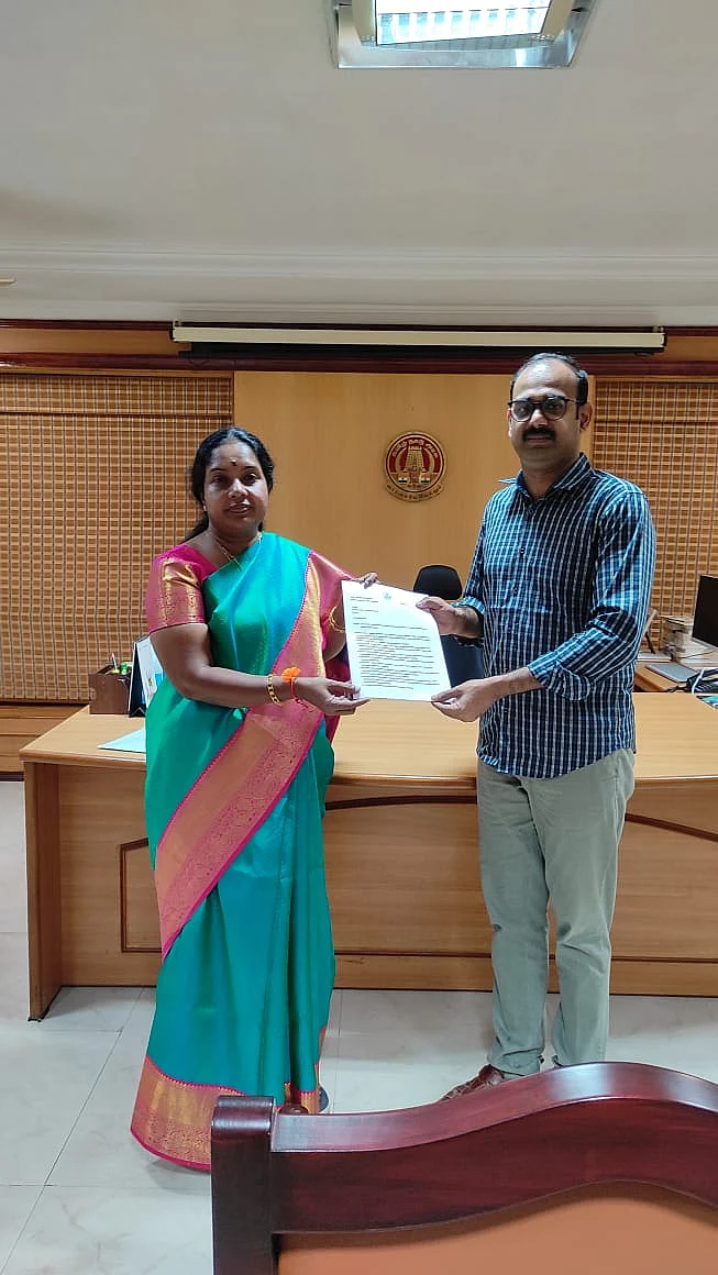 வானதி சீனிவாசன் ஆட்சியர் சமீரன்