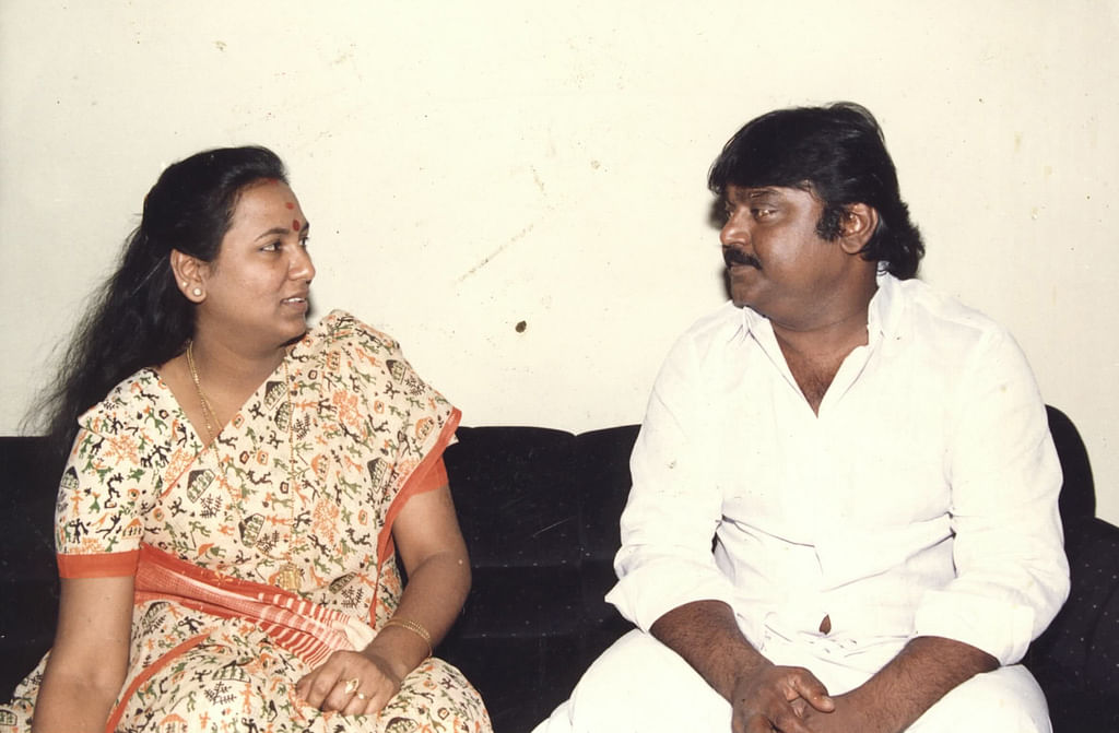 Vijayakanth, premalatha vijayakanth