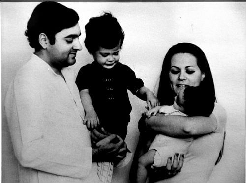 Rajivi Gandhi family