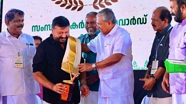 பத்மஸ்ரீ விருதை விட உயர்ந்ததாக நினைக்கிறேன் ' சிறந்த விவசாயி விருது பெற்ற நடிகர்  ஜெயராம்!| Best Farmer award-winning actor Jayaram; Loved agriculture since  childhood